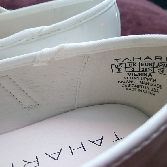 TAHARI Mary Jane Flats Ivory Women NEW - Picture 6 of 7